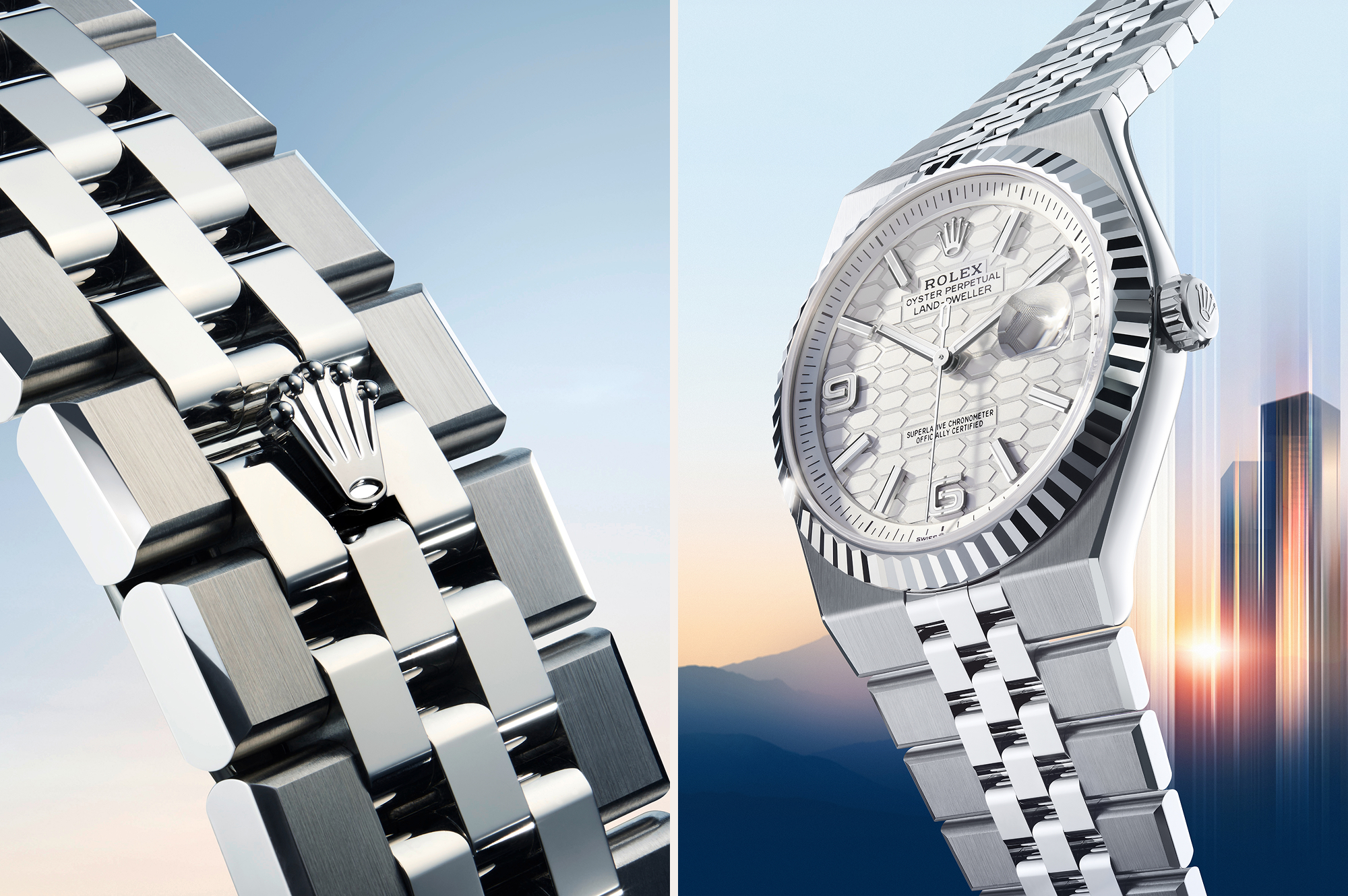 Rolex Bracciale Flat Jubilee <br>Tutt’uno con la cassa