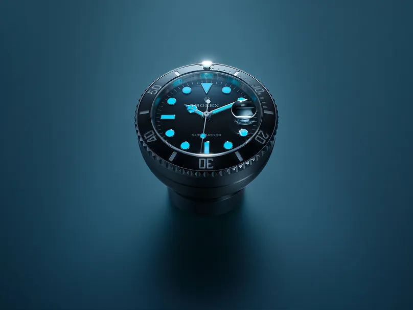 Rolex Pendoletta con calendario<br>Un omaggio al Submariner 